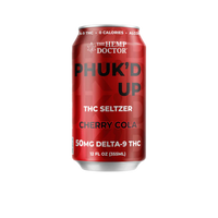 Phuk’d Up THC Seltzer – Cherry Cola (12oz)