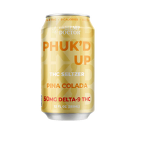 Phuk’d Up THC Seltzer – Piña Colada (12oz)