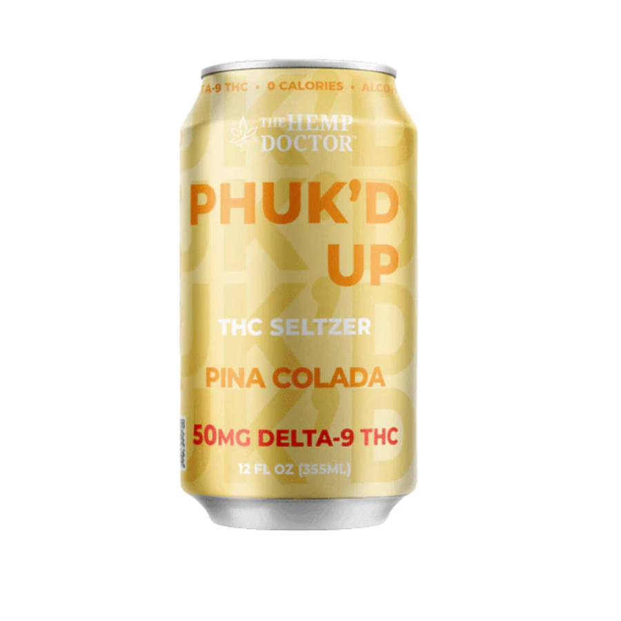Phuk’d Up THC Seltzer – Piña Colada (12oz)