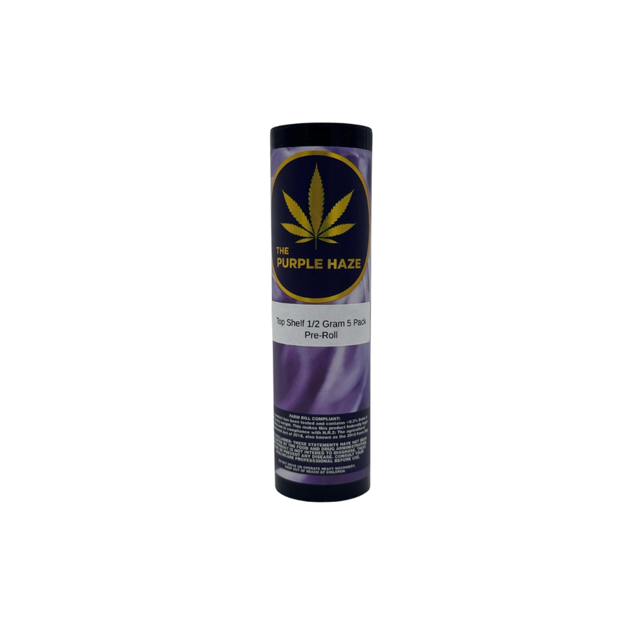 Top Shelf Pre Rolls- 5 Pack (.5g)
