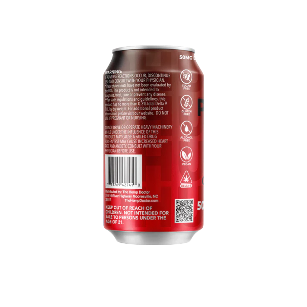 Phuk’d Up THC Seltzer – Cherry Cola (12oz)