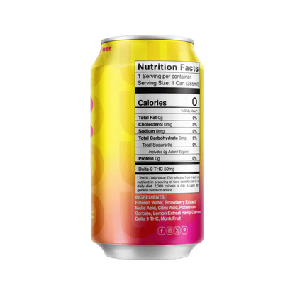 Phuk’d Up THC Seltzer – Strawberry Lemonade (12oz)