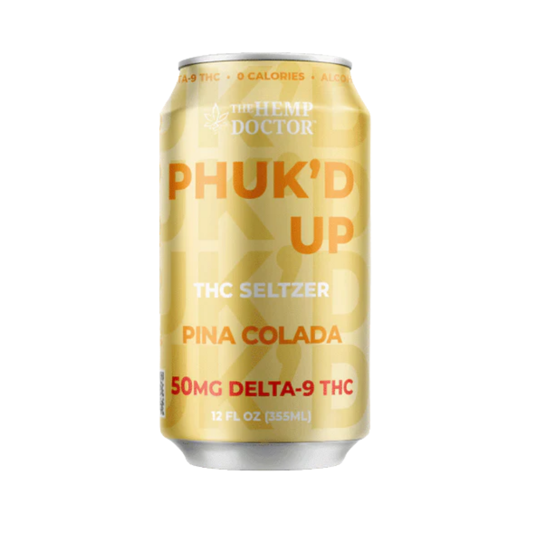 Phuk’d Up THC Seltzer – Piña Colada (12oz)