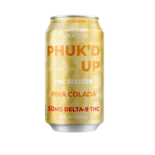 Phuk’d Up THC Seltzer – Piña Colada (12oz)